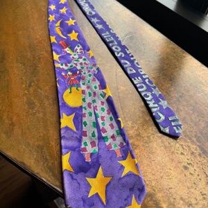 100% silk Cirque Du Soleil tie